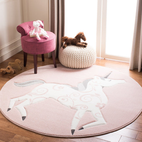 Safavieh Carousel Kids Crk163P Pink/Ivory Rug - Safavieh - crk163p - 3r