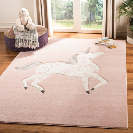 Safavieh Carousel Kids Crk163P Pink/Ivory Rug - Safavieh - crk163p - 3sq