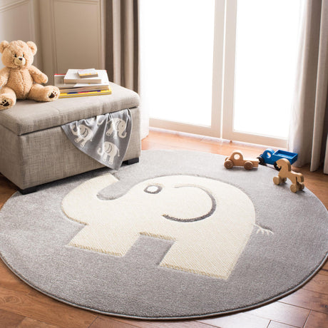 Safavieh Carousel Kids Crk165B Grey/Ivory Rug - Safavieh - crk165b - 3r