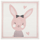 Safavieh Carousel Kids Crk166A Ivory/Pink Rugs - Safavieh - crk166a - 5sq