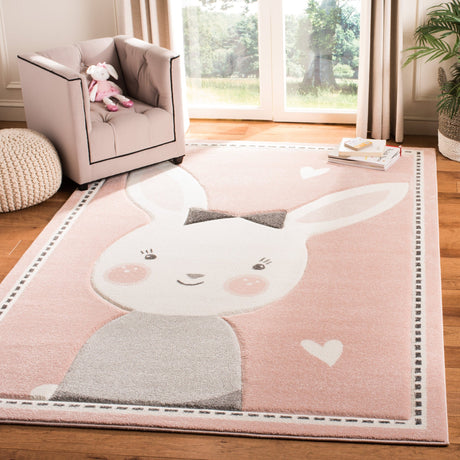 Safavieh Carousel Kids Crk166P Pink/Ivory Rug - Safavieh - crk166p - 2