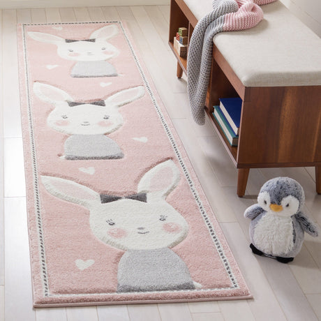 Safavieh Carousel Kids Crk166P Pink/Ivory Rug - Safavieh - crk166p - 3r