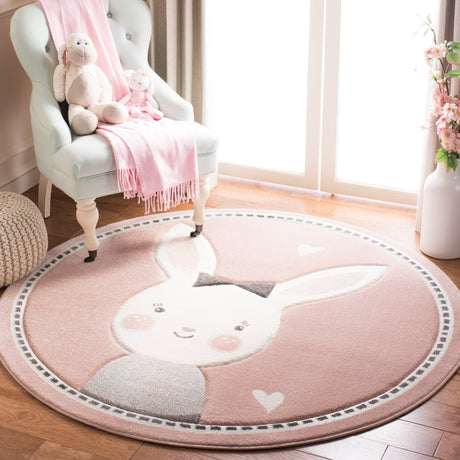 Safavieh Carousel Kids Crk166P Pink/Ivory Rug - Safavieh - crk166p - 3r