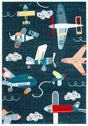 Safavieh Carousel Kids Crk167N Navy/Ivory Rug - Safavieh - crk167n - 2
