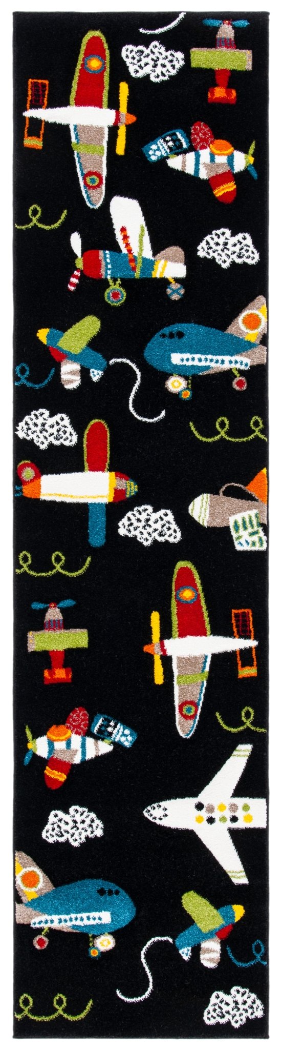 Safavieh Carousel Kids Crk167Z Black/Ivory Rugs - Safavieh - crk167z - 28