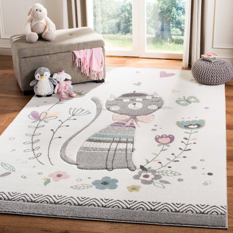 Safavieh Carousel Kids Crk187A Ivory/Pink Rug - Safavieh - crk187a - 2