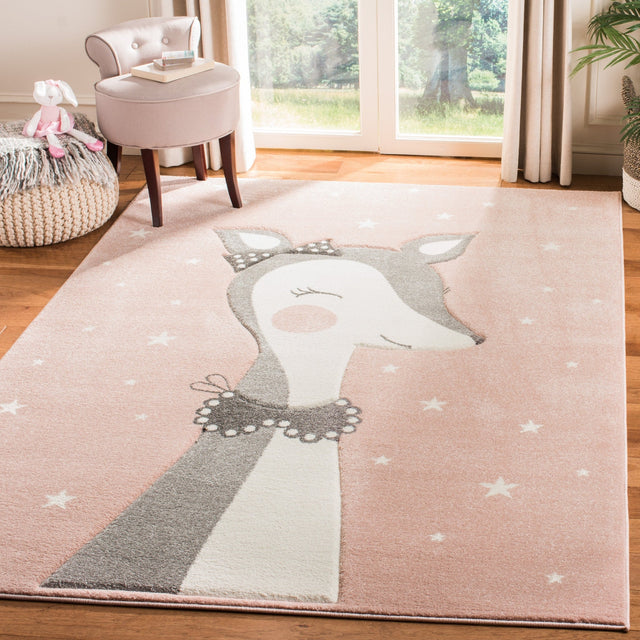 Safavieh Carousel Kids Crk191P Pink/Ivory Rug - Safavieh - crk191p - 3