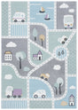 Safavieh Carousel Kids Crk193F Grey/Light Blue Rug - Safavieh - crk193f - 2