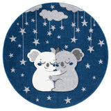 Safavieh Carousel Kids Crk195N Navy/Grey Rugs - Safavieh - crk195n - 5r