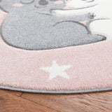 Safavieh Carousel Kids Crk195U Pink/White Rugs - Safavieh - crk195u - 3r
