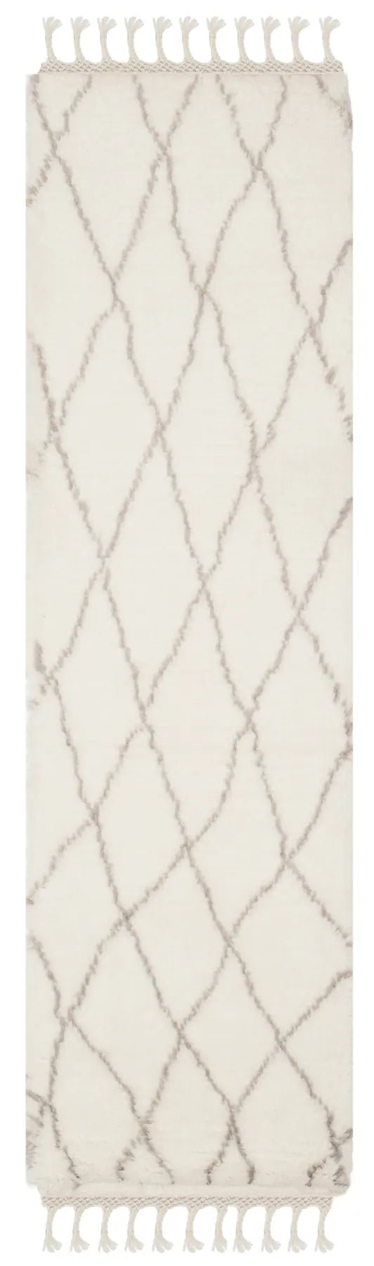 Safavieh Casablanca 2'-3" x 8'-0" Rug in Ivory / Grey