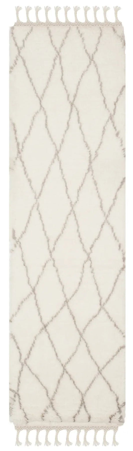 Safavieh Casablanca 2'-3" x 8'-0" Rug in Ivory / Grey