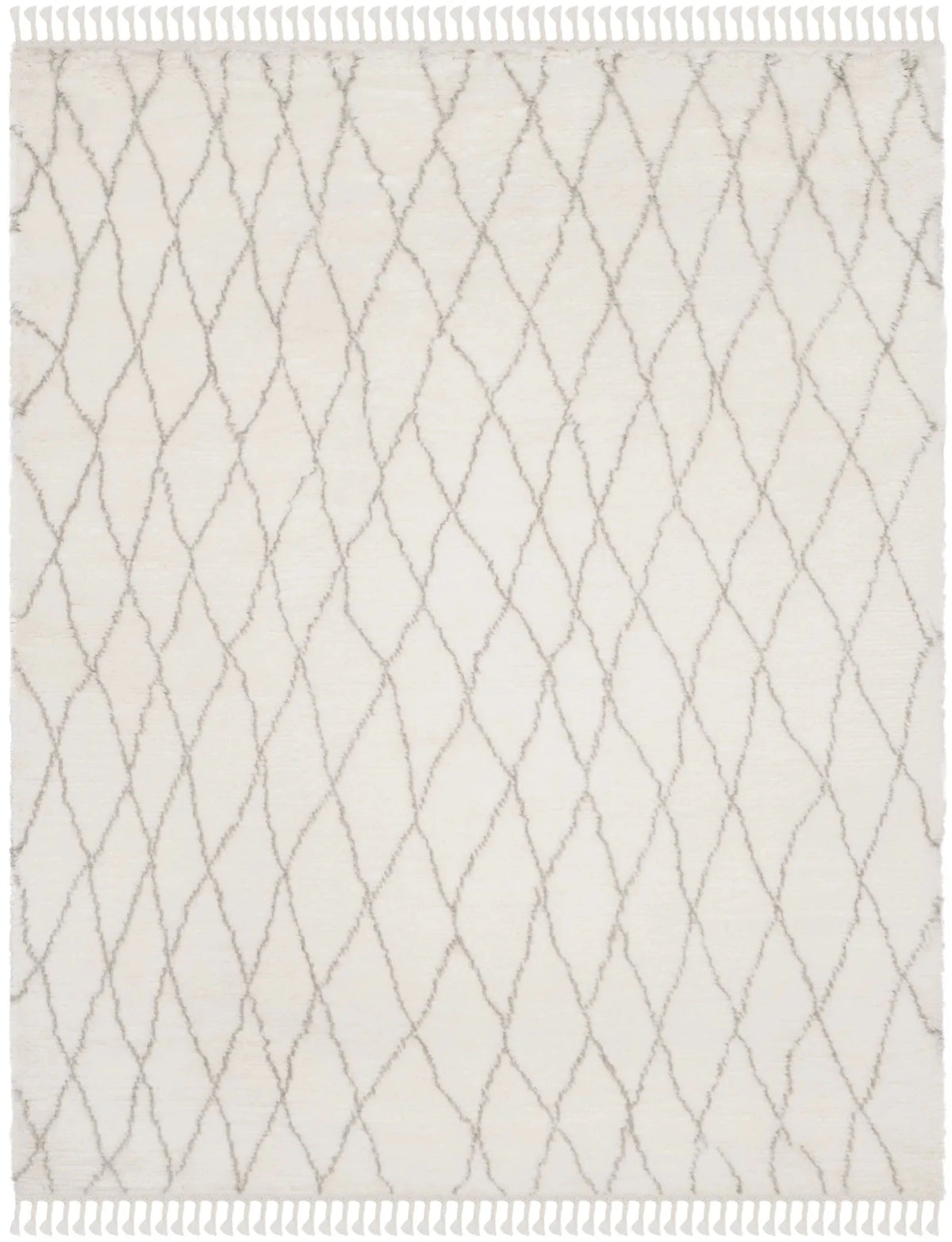 Safavieh Casablanca 8'-0" x 10'-0" Rug in Ivory / Grey