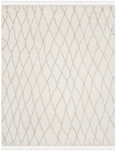 Safavieh Casablanca 8'-0" x 10'-0" Rug in Ivory / Grey