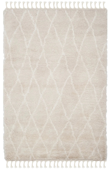 Safavieh Casablanca 4'-0" x 6'-0" Rug in Beige / Ivory