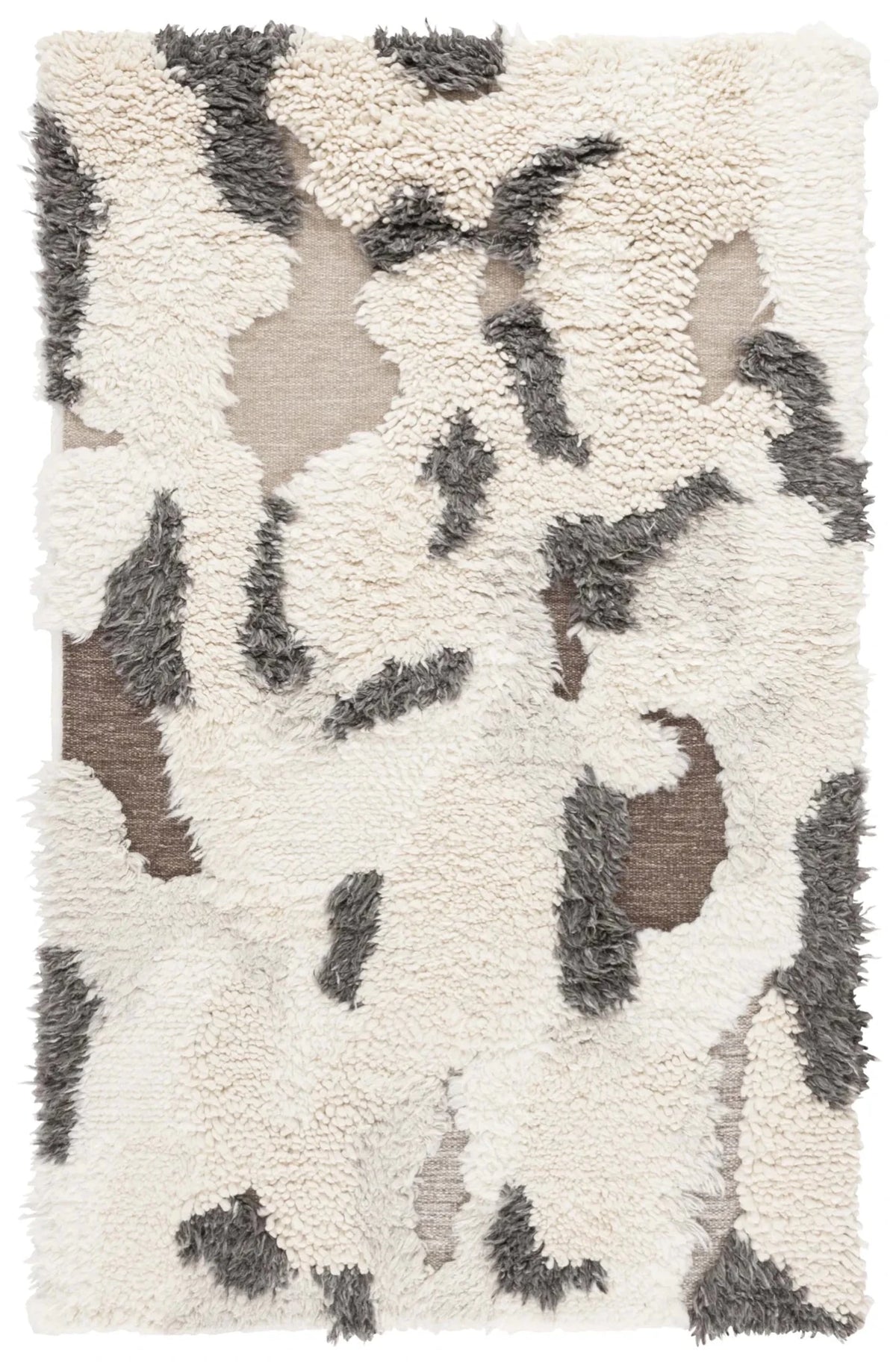 Safavieh Casablanca 4'-0" x 6'-0" Rug in Ivory / Grey