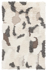 Safavieh Casablanca 4'-0" x 6'-0" Rug in Ivory / Grey