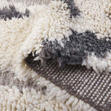 Safavieh Casablanca 4'-0" x 6'-0" Rug in Ivory / Grey