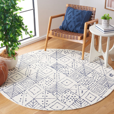 Safavieh Casablanca Csb160M Ivory/Blue Rug - Safavieh - csb160m - 6r