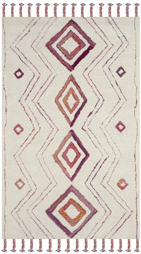 Safavieh Casablanca 5'-0" x 8'-0" Rug in Ivory / Multi