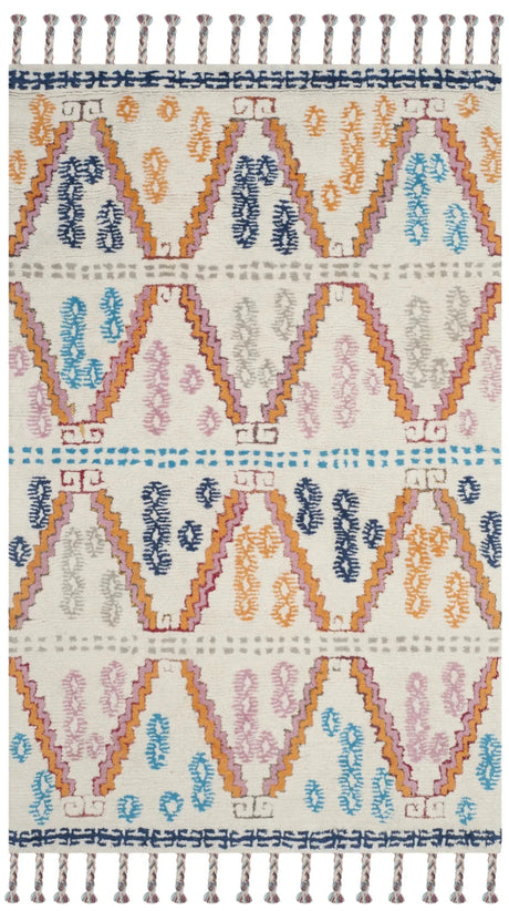 Safavieh Casablanca 5'-0" x 8'-0" Rug in Ivory / Multi