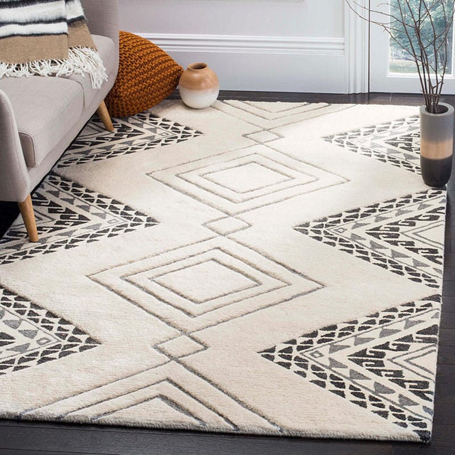 Safavieh Casablanca Csb301A Ivory / Grey Rugs - Safavieh - csb301a - 4