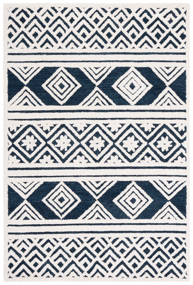 Safavieh Casablanca Csb377A Ivory/Navy Rug - Safavieh - csb377a - 4