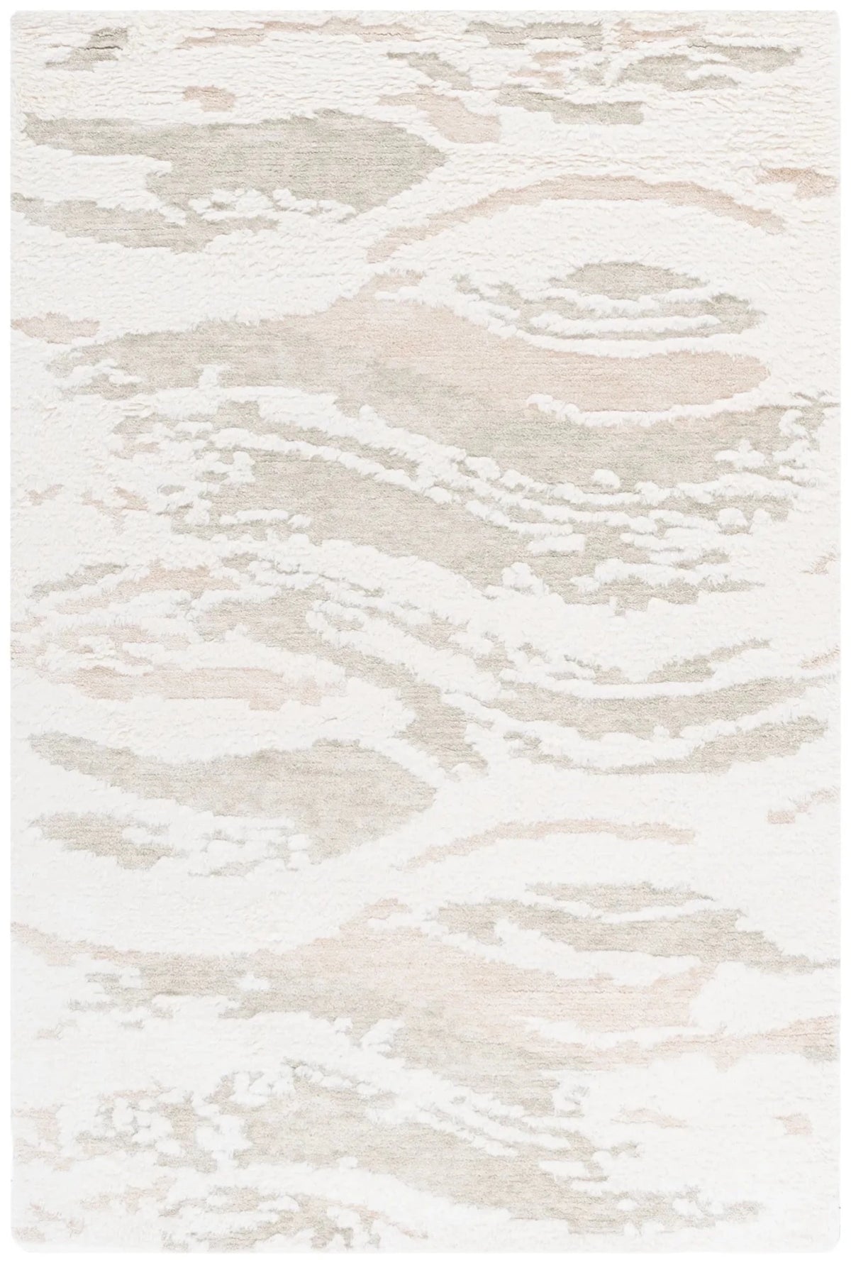 Safavieh Casablanca 4'-0" x 6'-0" Rug in Ivory / Sage
