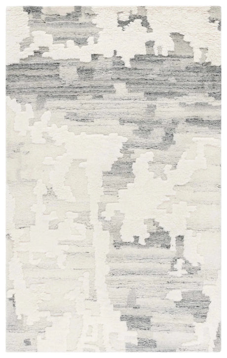 Safavieh Casablanca 4'-0" x 6'-0" Rug in Grey / Ivory
