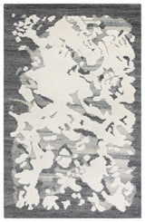 Safavieh Casablanca 4'-0" x 6'-0" Rug in Dark Grey / Ivory