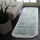 Safavieh Casablanca 2'-3" x 8'-0" Rug in Teal / Ivory