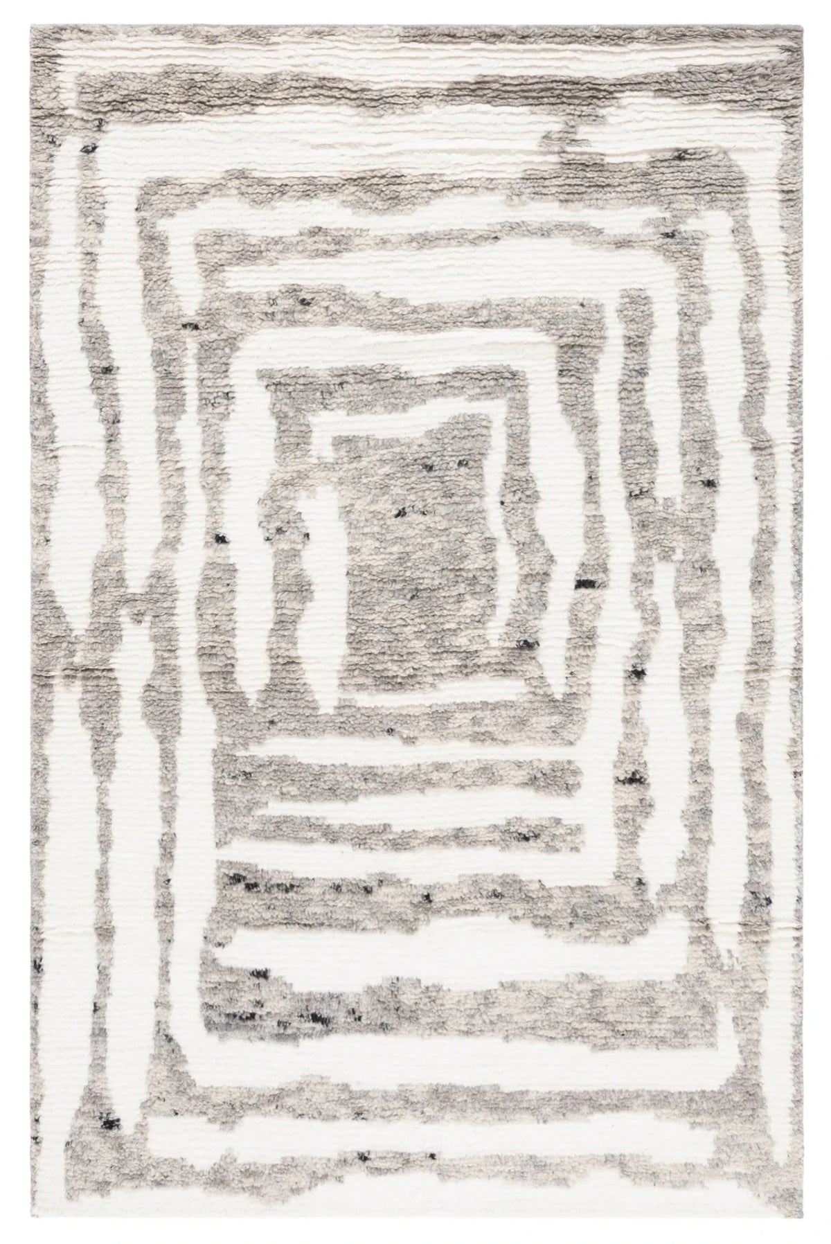 Safavieh Casablanca 4'-0" x 6'-0" Rug in Ivory / Grey