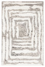 Safavieh Casablanca 4'-0" x 6'-0" Rug in Ivory / Grey