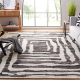 Safavieh Casablanca 8'-0" x 10'-0" Rug in Ivory / Charcoal