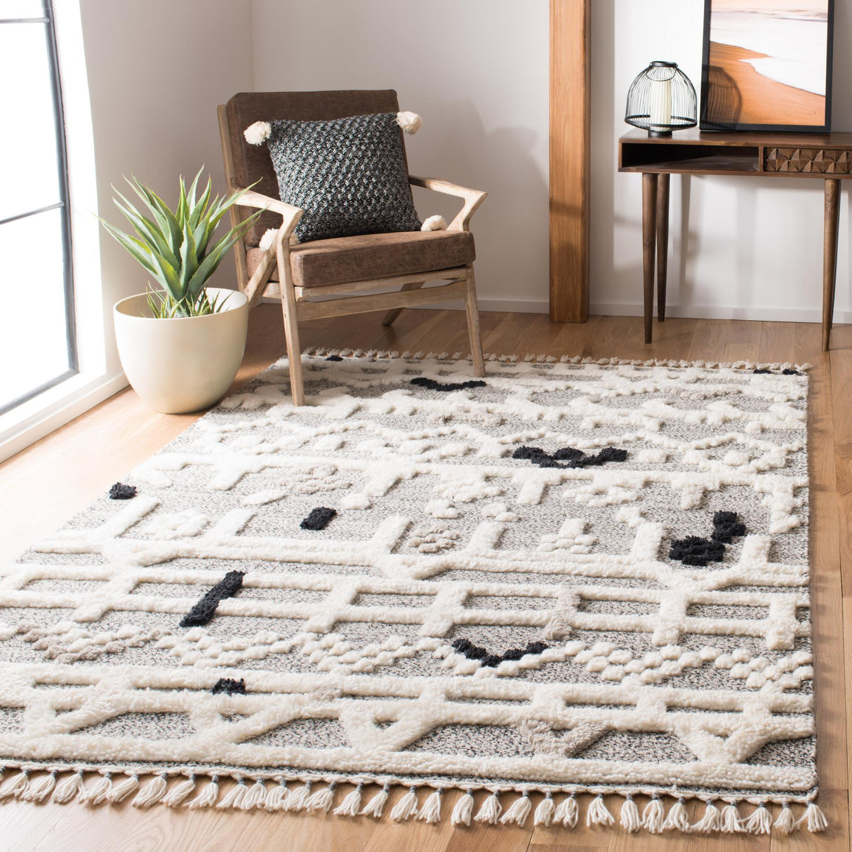 Safavieh Casablanca Csb542A Ivory/Black Rugs - Safavieh - csb542a - 3