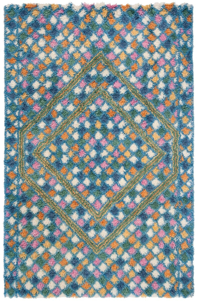 Safavieh Casablanca Csb750A Ivory / Blue Rugs - Safavieh - csb750a - 4