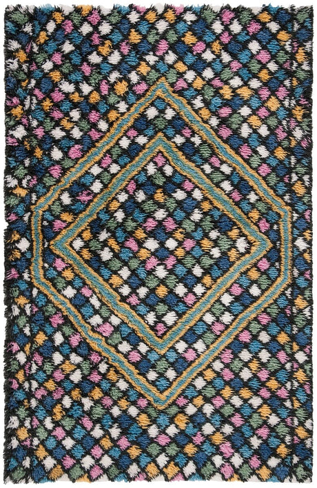 Safavieh Casablanca Csb750M Blue / Gold Rugs - Safavieh - csb750m - 4