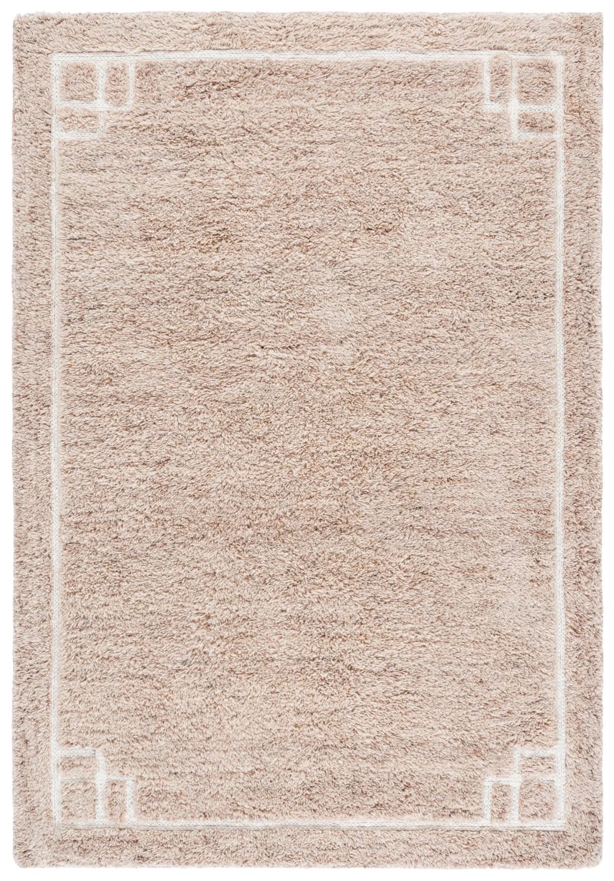 Safavieh Casablanca 4'-0" x 6'-0" Rug in Beige / Ivory