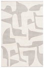 Safavieh Casablanca 4'-0" x 6'-0" Rug in Grey / Ivory