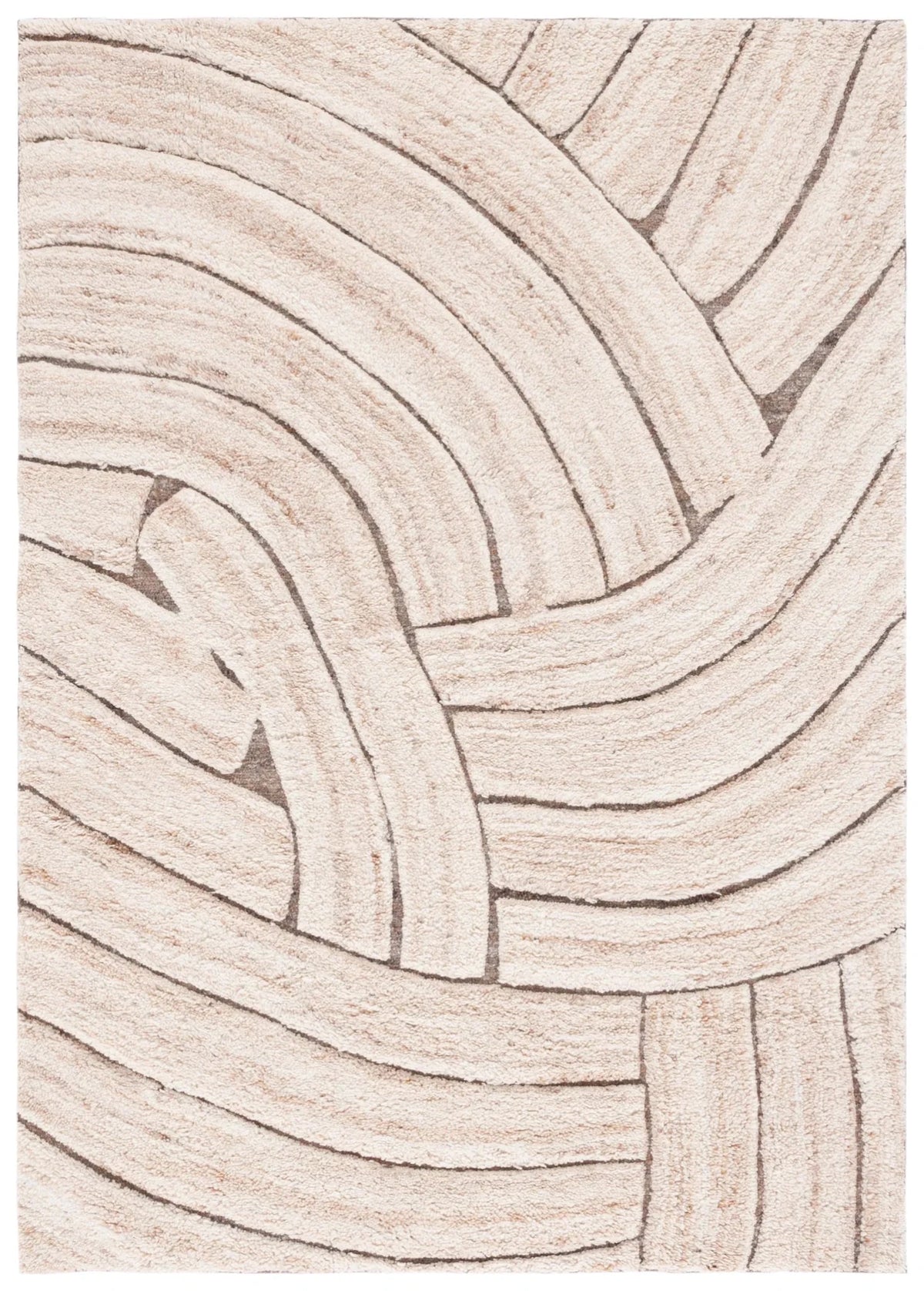 Safavieh Casablanca 4'-0" x 6'-0" Rug in Natural / Beige