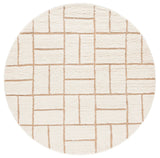 Safavieh Casablanca 6'-0" x 6'-0" Rug in Natural / Ivory