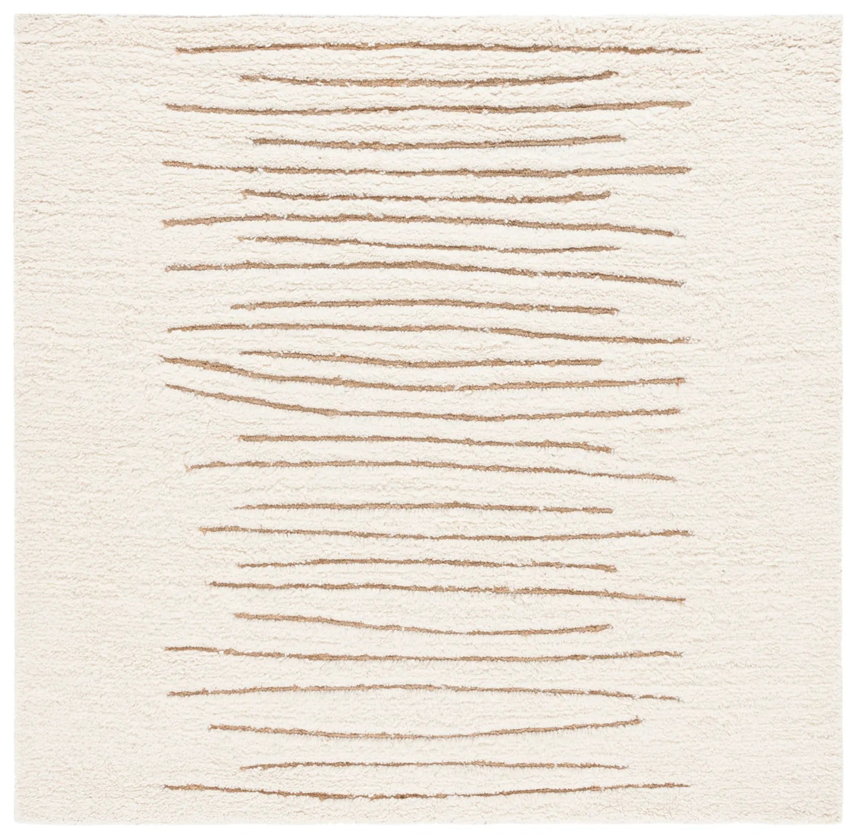 Safavieh Casablanca 6'-0" x 6'-0" Rug in Natural / Ivory