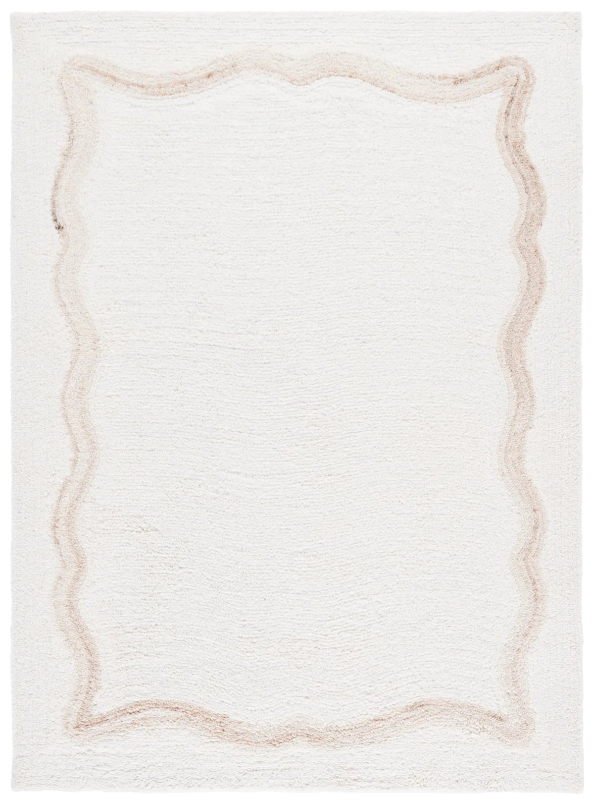 Safavieh Casablanca 4'-0" x 6'-0" Rug in Beige / Ivory