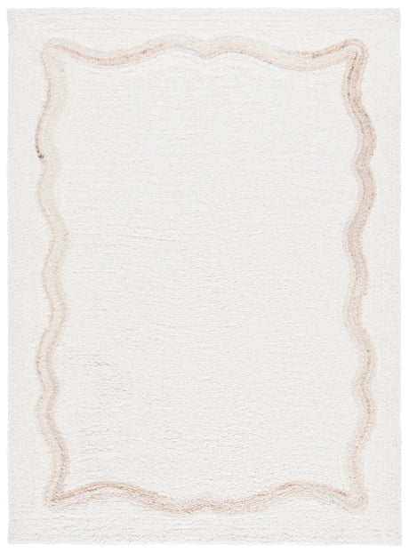 Safavieh Casablanca 4'-0" x 6'-0" Rug in Beige / Ivory