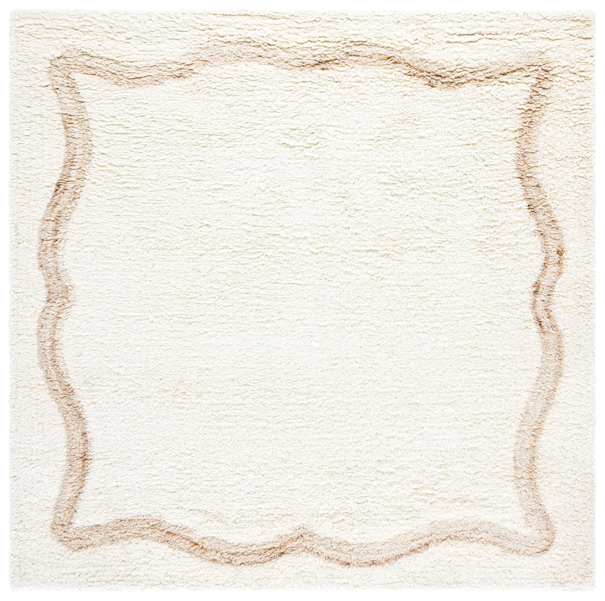 Safavieh Casablanca 6'-0" x 6'-0" Rug in Beige / Ivory