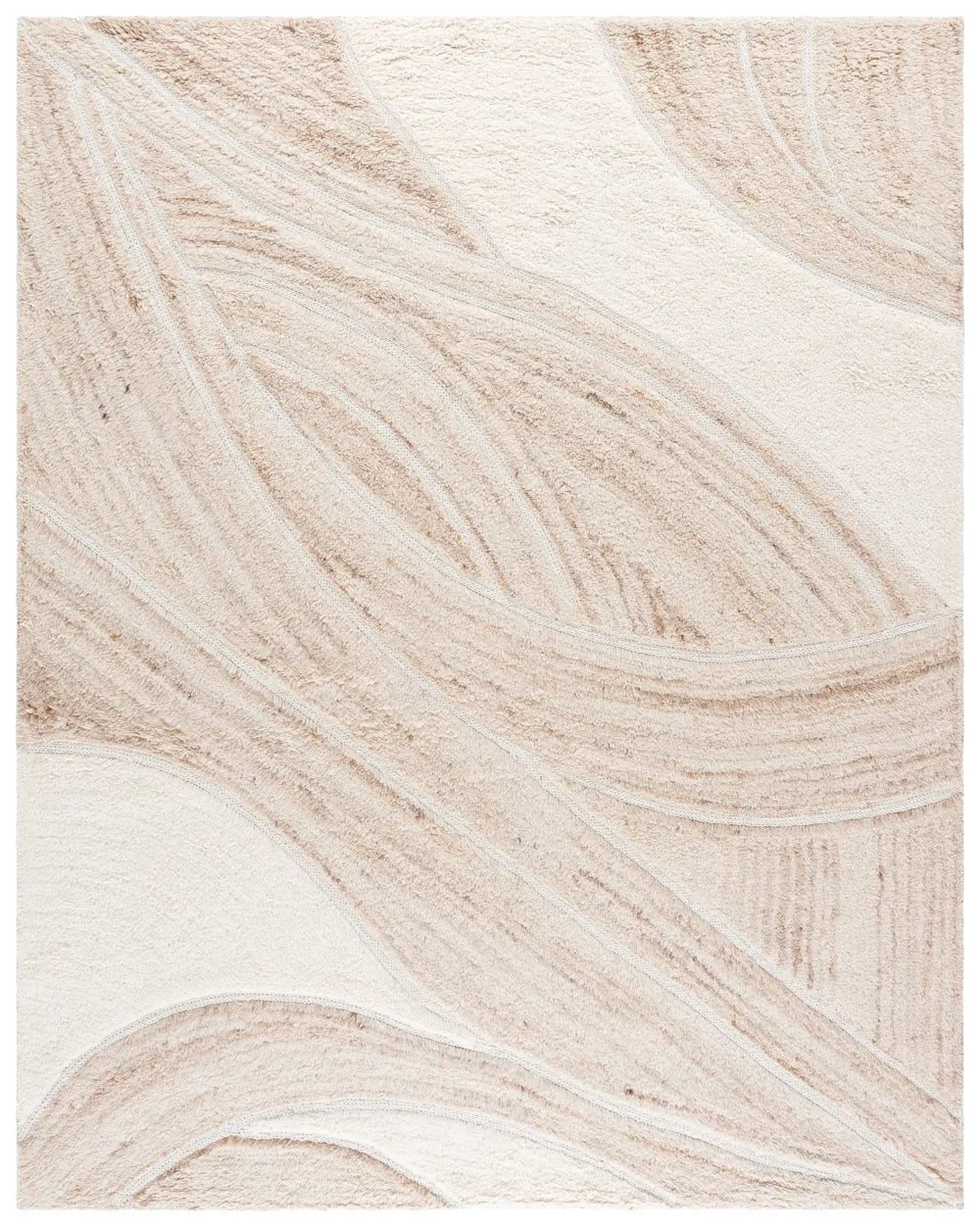 Safavieh Casablanca 8'-0" x 10'-0" Rug in Beige / Ivory