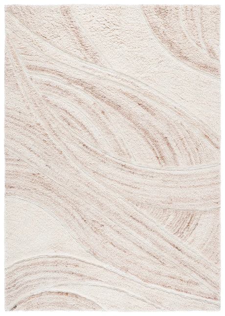 Safavieh Casablanca 4'-0" x 6'-0" Rug in Beige / Ivory