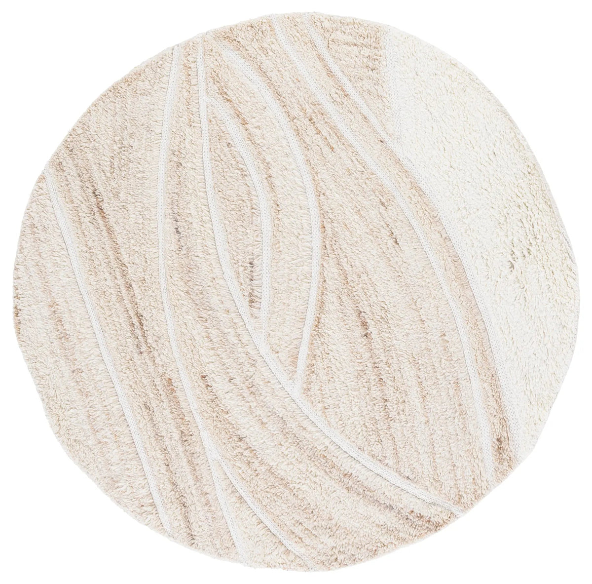 Safavieh Casablanca 6'-0" x 6'-0" Rug in Beige / Ivory