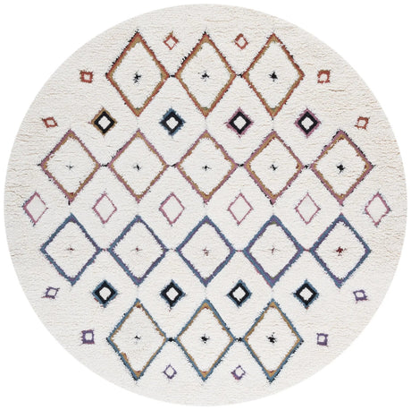 Safavieh Casablanca 6'-0" x 6'-0" Rug in Ivory / Blue