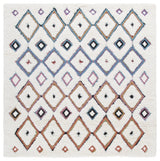 Safavieh Casablanca 6'-0" x 6'-0" Rug in Ivory / Blue